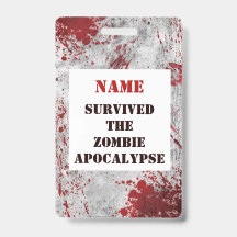 Personlig Zombie Apocalypse Blood Lanyard