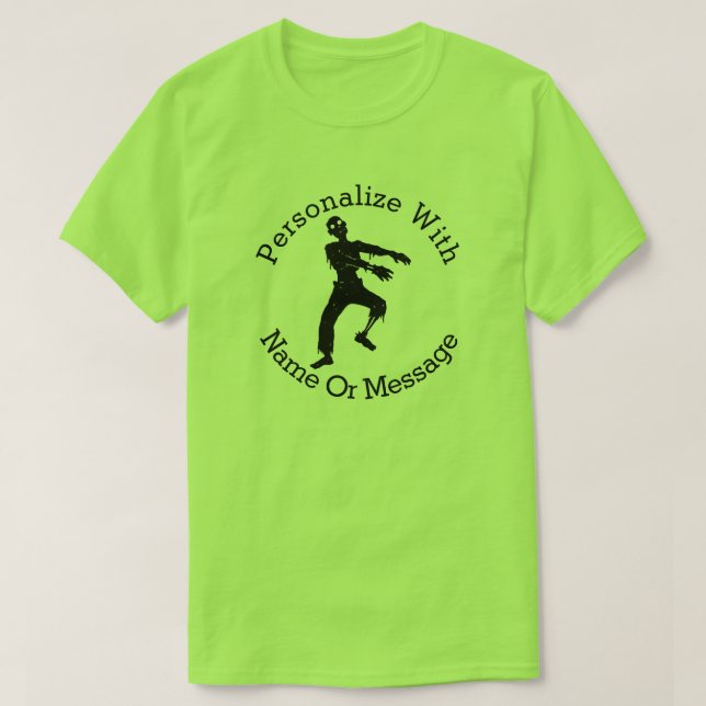 PERSONLIG Zombie T-shirt (Design framsida)