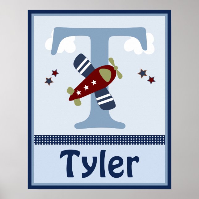 Personlig Zoom längs flygplanet Poster (Framsidan)