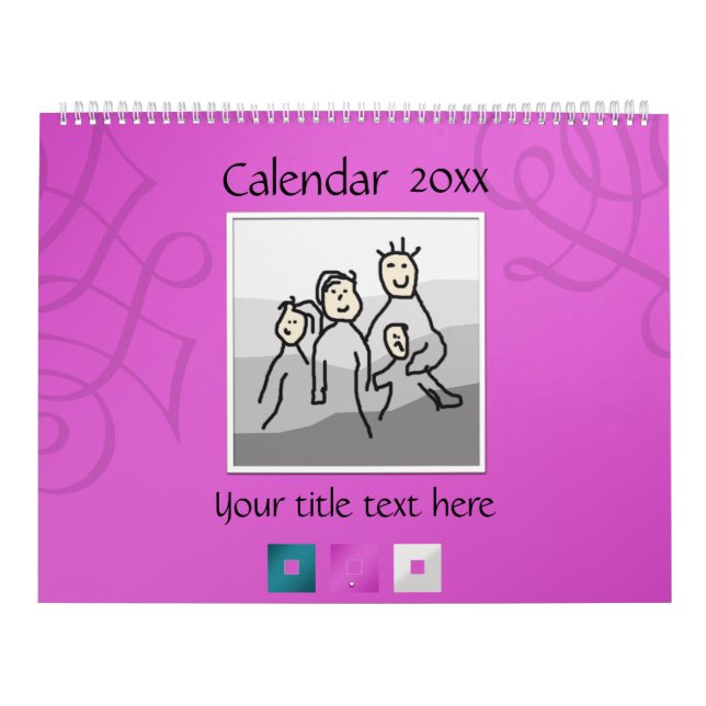 Personliga 13 foton och text 20XX Kalender (Omslag)