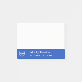 Personliga advokatnoter post-it block