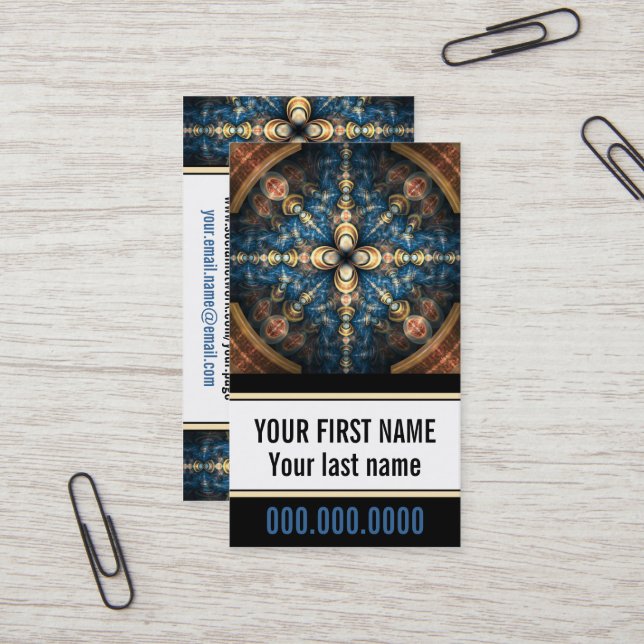 Personliga Affärskort för portalen Visitkort (Fram/Back In Situ)