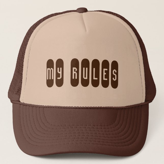 Personliga Anpassade Text Trucker Hattar & Kepsar (Framsida)