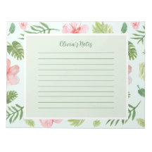 Personliga anteckningar för blommigt