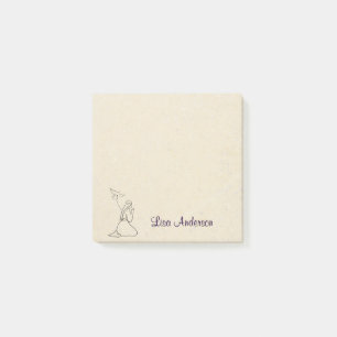 Personliga anteckningslappar Post It Notes Post-it Block