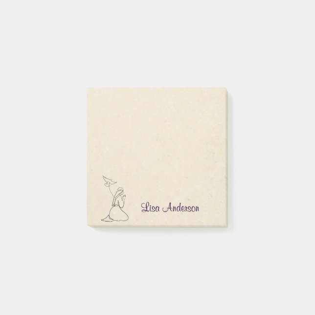 Personliga anteckningslappar Post It Notes Post-it Block (Framsida)