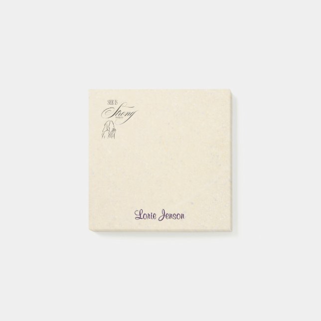 Personliga anteckningslappar Post It Notes Post-it Block (Framsida)