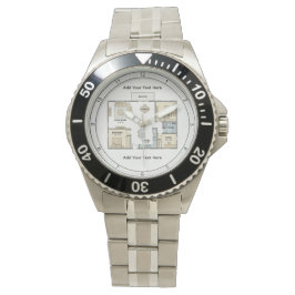 Personliga arkitektplaner armbandsur