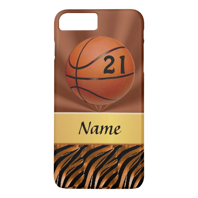 Personliga basketboll iPhone 7 PLUS-fodral Case-Mate iPhone Skal (Baksida)