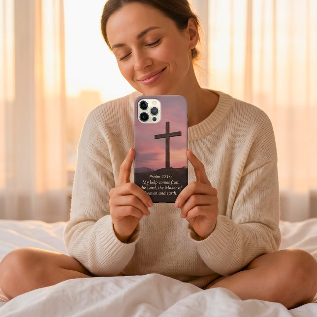 Personliga bibelvers citat kristna presenter för k (Custom Bible Verse Quote Christian Gifts for Women Case-Mate iPhone Case)