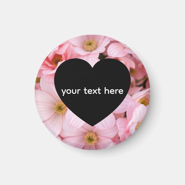 personliga blommor magnet (Framsidan)