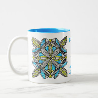 Personliga böcker Kaffe och Noll Ursäkter Mugg