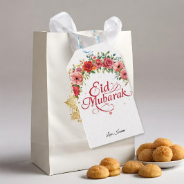Personliga Eid Mubarak presenttaggar Presentetikett