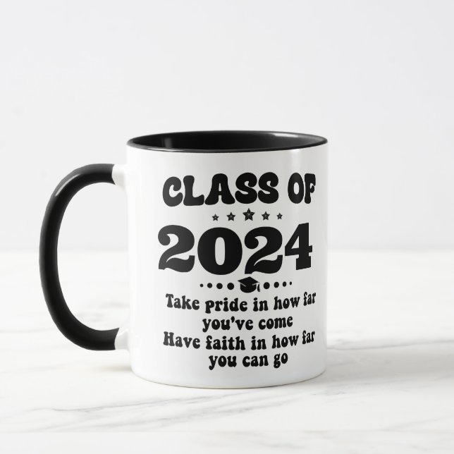 Personliga examenspresenter för klass 2026 mugg (Vänster)