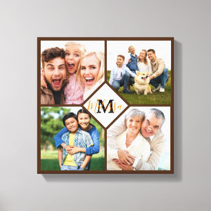 Personliga familjebilder canvastryck