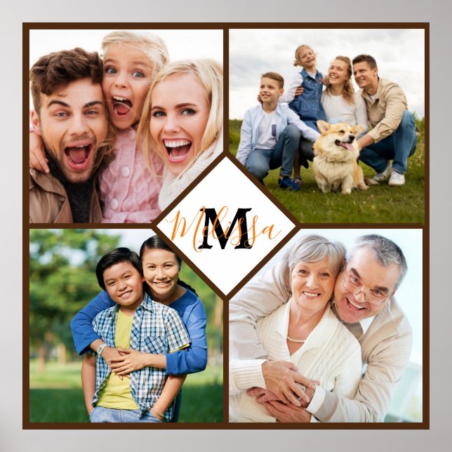 Personliga familjebilder  poster (Framsidan)