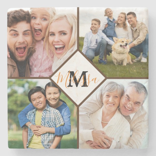 Personliga familjebilder  stenunderlägg (Framsidan)