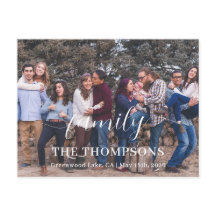 Personliga familjefoto presentminnen