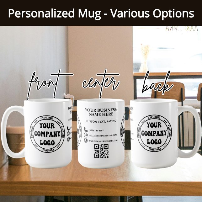 Personliga firmamuggar i bulk för kampanjer kaffemugg (business logo mug, personalized mugs bulk, promotional mugs, marketing mug, corporate gift mug)