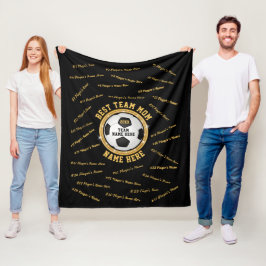 Personliga fotbollslag mammas presenter, ALLA spel Fleecefilt
