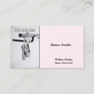 Personliga Foto Dansstudio Visitkort