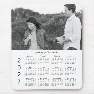 Personliga fotonamn 2027 kalender musmatta