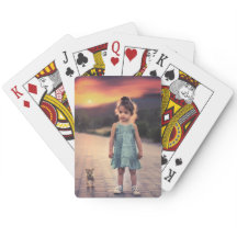 Personliga fotopokerkort - Anpassad spelkort