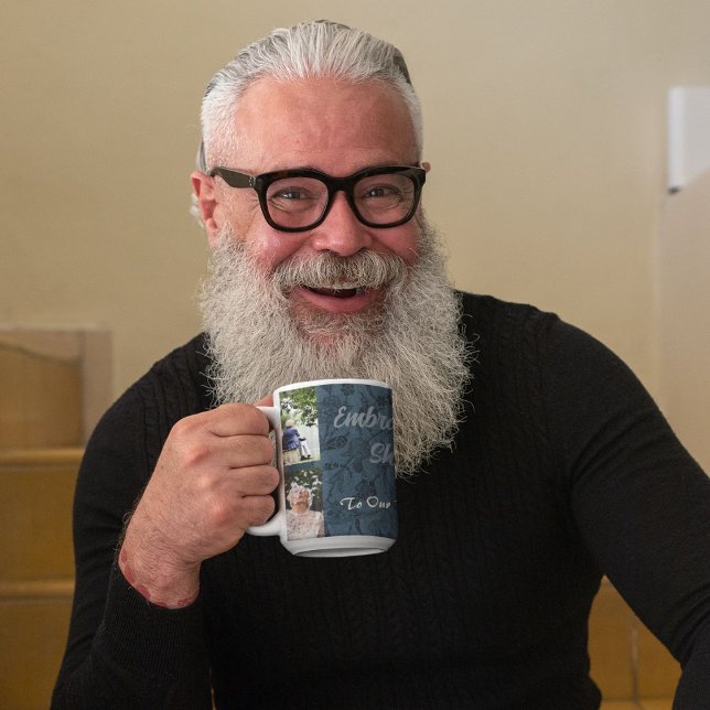 Personliga gåvor för äldre föräldrar par grön mugg (Personalized Gifts for Older Parents Couples Green Mug)