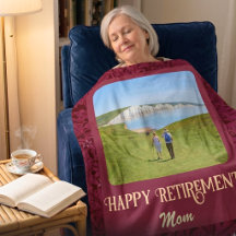 Personliga glada pensionspresenter för mamma röda