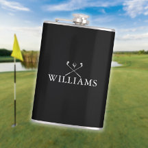 Personliga golfklubbor med namn Svart och Vitt