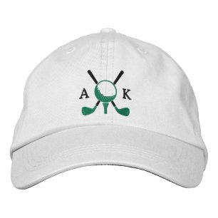 Personliga golfklubbor monogram broderad keps