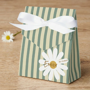 Personliga gröna tusensköna presentaskar Blommig