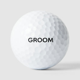 Personliga Groom Golfbollar | Bröllopsdag
