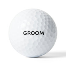 Personliga Groom Golfbollar | Bröllopsdagen
