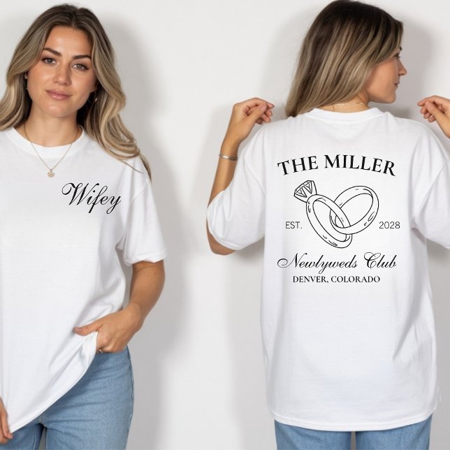 Personliga herr- och fru-smekmånadströjor t shirt (newlyweds shirts, mr and mrs shirts, honeymoon shirts, wedding gift shirts, couple matching shirts,)