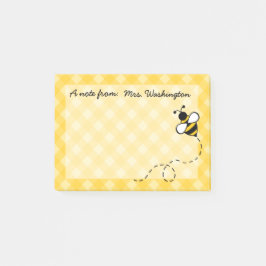 Personliga Honungsbi Post It-lappar Post-it Block
