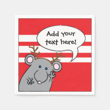 Personliga juldrinkunderlägg "Mus"