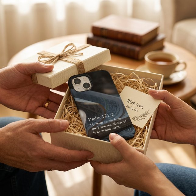 Personliga julgåvor med bibelverser till präster (Custom Bible Verse Christmas Gifts for Pastors Case-Mate iPhone Case)