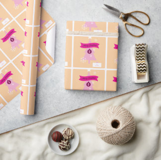 Personliga julikoner med monogram presentpapper