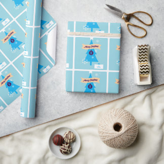 Personliga julikoner med monogram presentpapper
