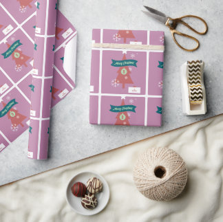 Personliga julikoner med monogram presentpapper
