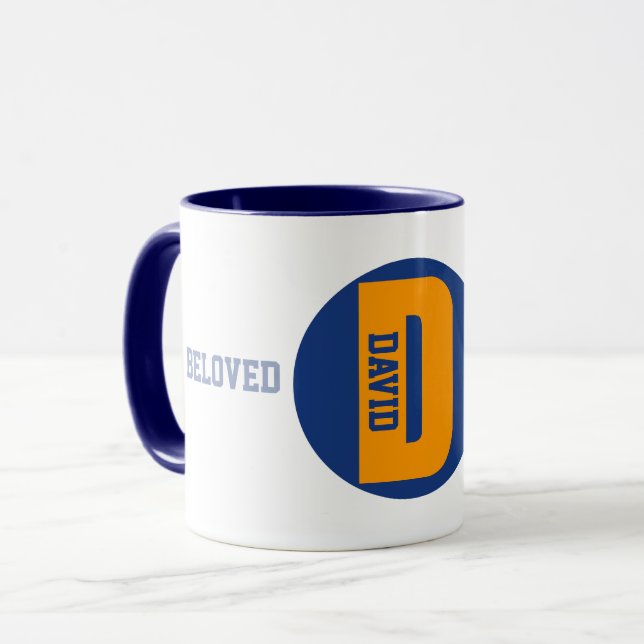 Personliga kaffemuggar, David Namnmugg Mugg (Framsida vänster)