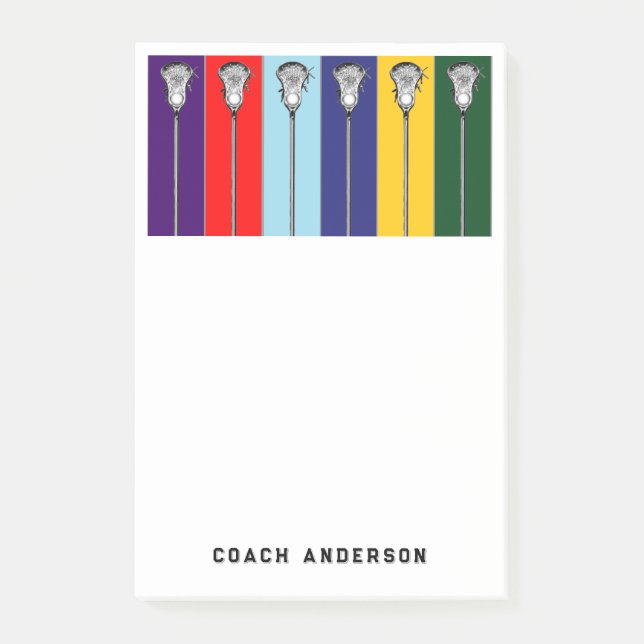 Personliga lacrossepresenter post-it block (Framsida)