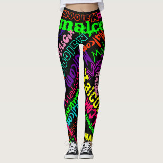 Personliga Leggings Anpassat Namn