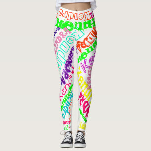 Personliga Leggings Anpassat Namn