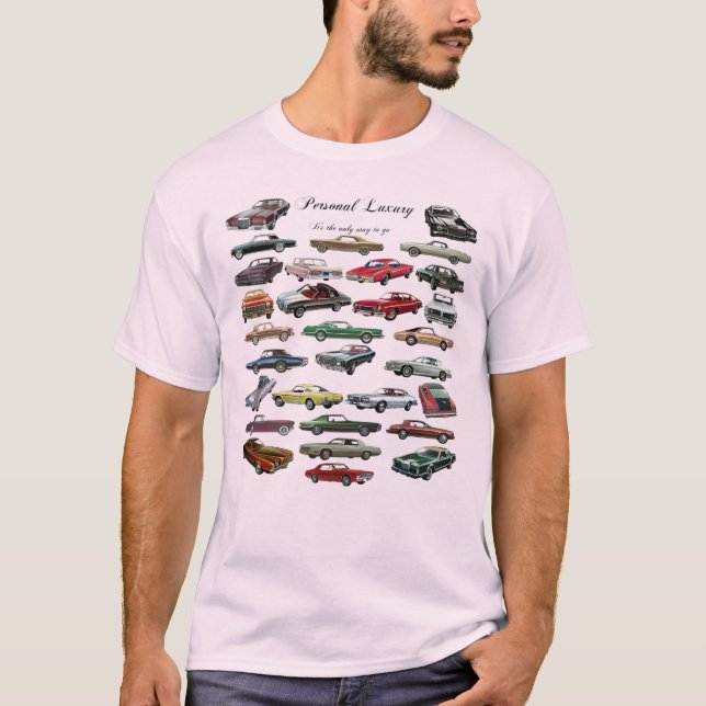 Personliga lyxbilar T-shirt (Framsida)