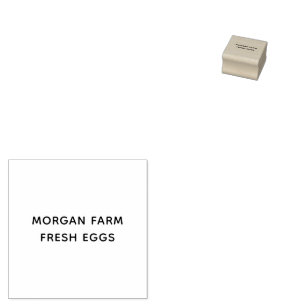 Personliga Minimalistiska Vintage Gårds Färska Ägg Stämpel