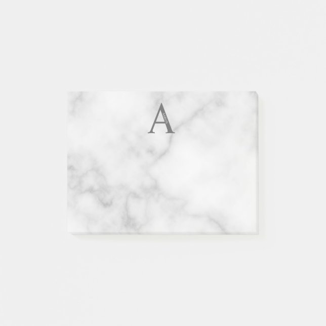 Personliga monogram och namnteckningar post-it block (Framsida)