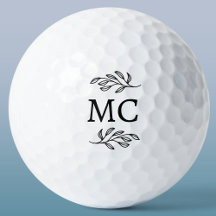 Personliga monograminitialer Botanisk blad
