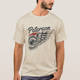 Personliga motorcyklar flygande däck MC-handlare T Shirt